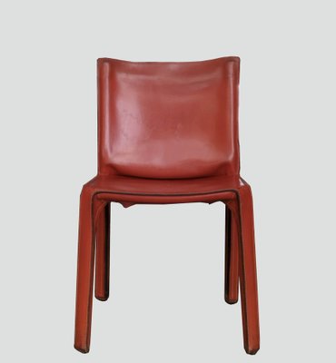 Model 412 Chair in Leather by Mario Bellini for Cassina, 1978-YUW-1819497