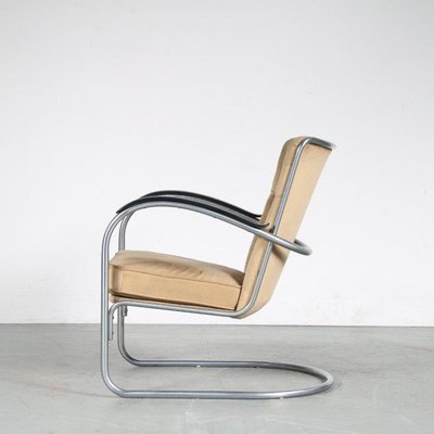 Model 412 Easy Chair from Gispen, Netherlands, 1950s-GG-1098868