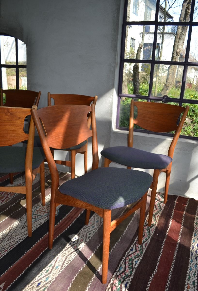 Model 42A Dining Chairs by Helge Sibast for Sibast, 1960s, Set of 8