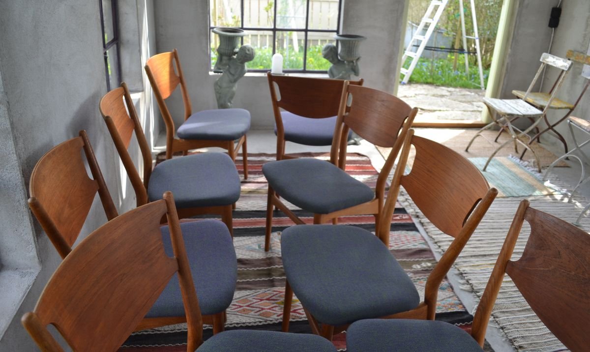 Model 42A Dining Chairs by Helge Sibast for Sibast, 1960s, Set of 8