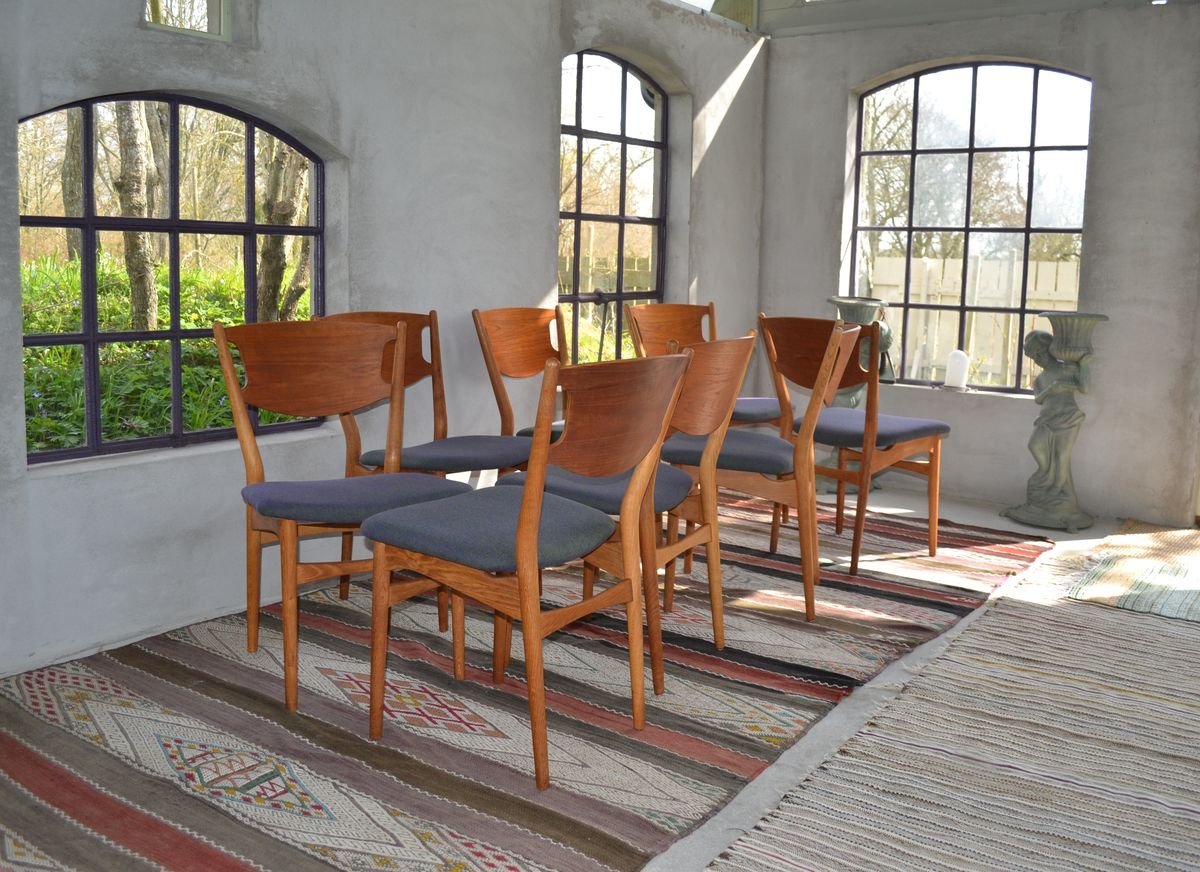 Model 42A Dining Chairs by Helge Sibast for Sibast, 1960s, Set of 8