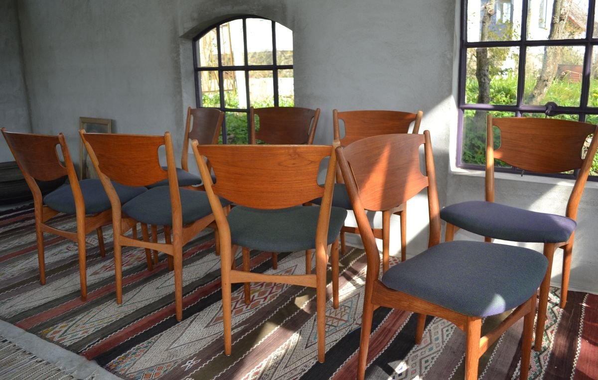 Model 42A Dining Chairs by Helge Sibast for Sibast, 1960s, Set of 8