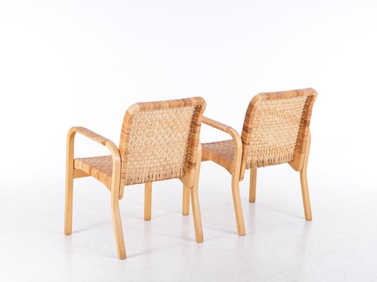 Model 45 Armchairs attributed to Alvar Aalto for Artek, 1970s, Set of 2-QU-1759790