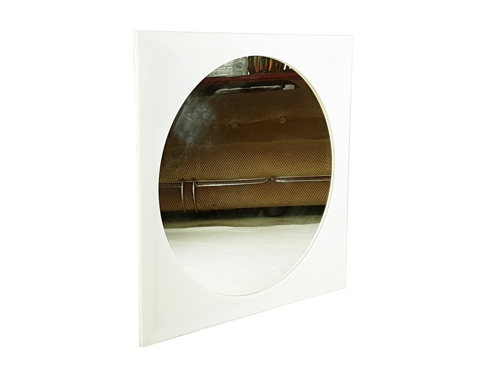 Model 4724 Wall Mirror in Acrylic Glass by Gino Colombini for Kartell, 1972