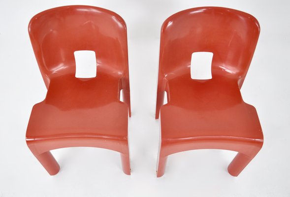 Model 4867 Chairs by Joe Colombo for Kartell, 1970s, Set of 2-HFM-1734112