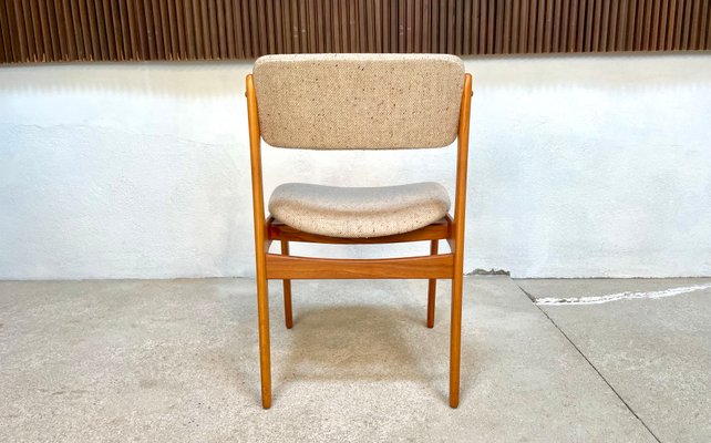 Model 49 Dining Chairs in Teak by Erik Buch for O.D. Møbler, Denmark, 1960s, Set of 4-JP-1374895