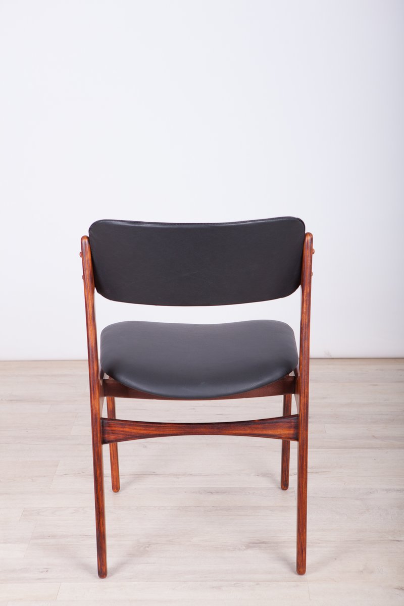 Model 49 Rosewood Dining Chairs by Erik Buch for Oddense Maskinsnedkeri / O.D. Møbler, 1960s, Set of 6