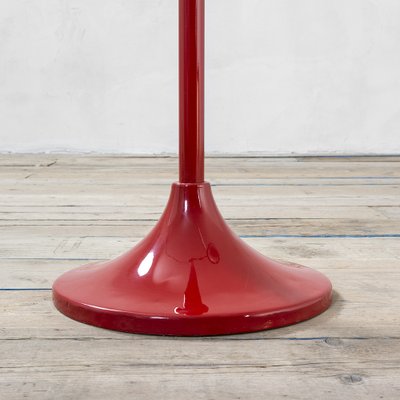 Model 5055 Red Metal Ground Lamp with Ups and Down System by Luigi Bandini Buti for Kartell-FWM-1355348