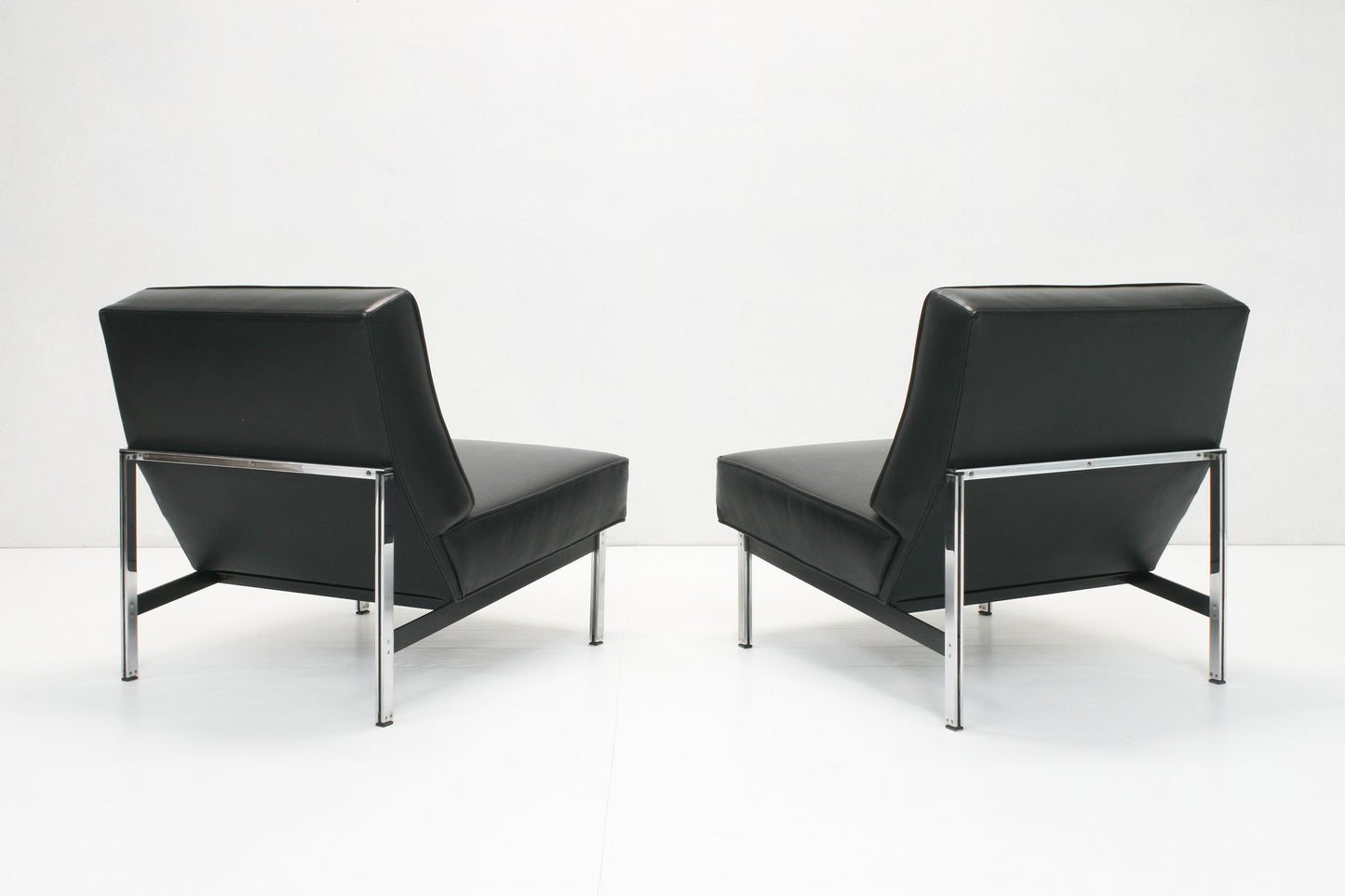 Model 51 Parallel Bar Sofa & Slipper Chairs by Florence Knoll for Knoll International, 1960s, Set of 3