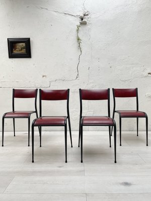 Model 510 Chairs in Skai from Mullca, Set of 4-UX-1734652