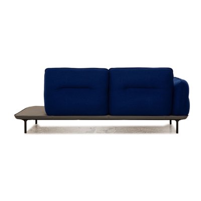 Model 515 Addit 2-Seater Sofa in Blue Fabric and Leather from Rolf Benz-RQW-1748138