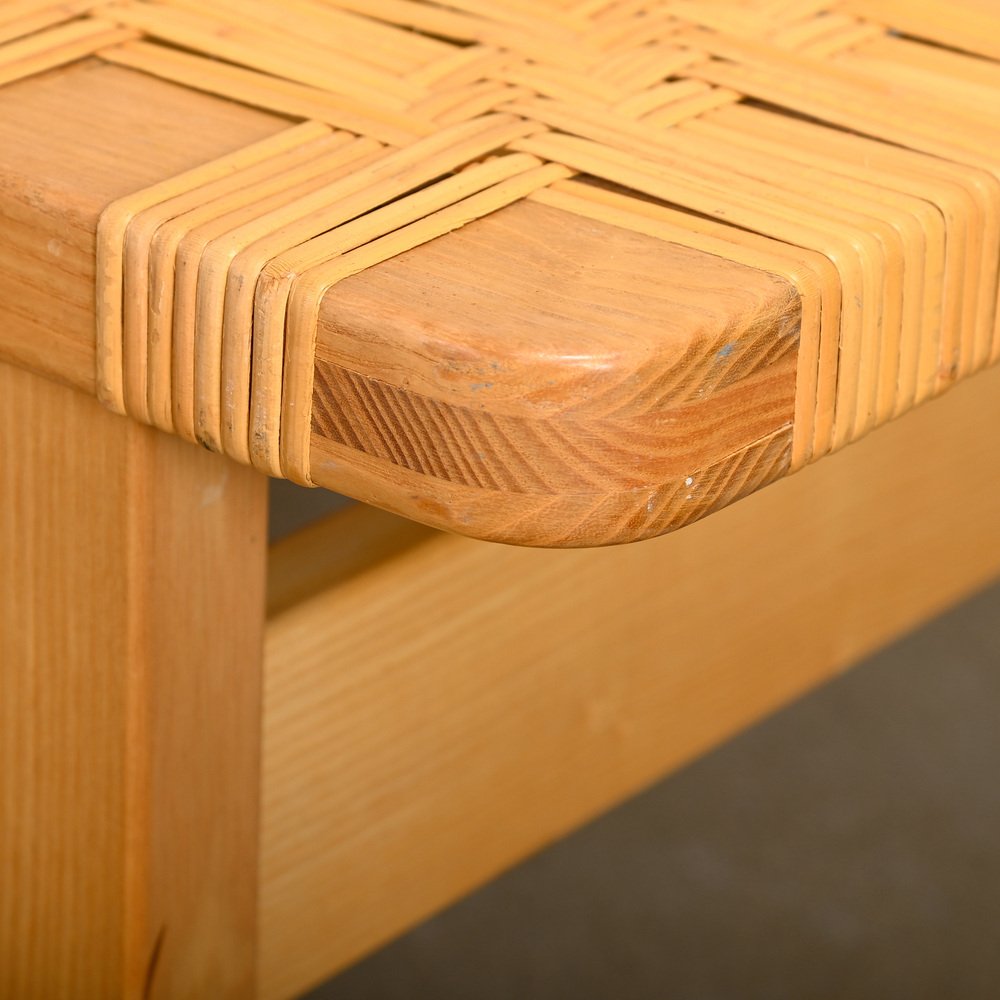 Model 5275 Bench in Oak and Cane by Børge Mogensen, 1972