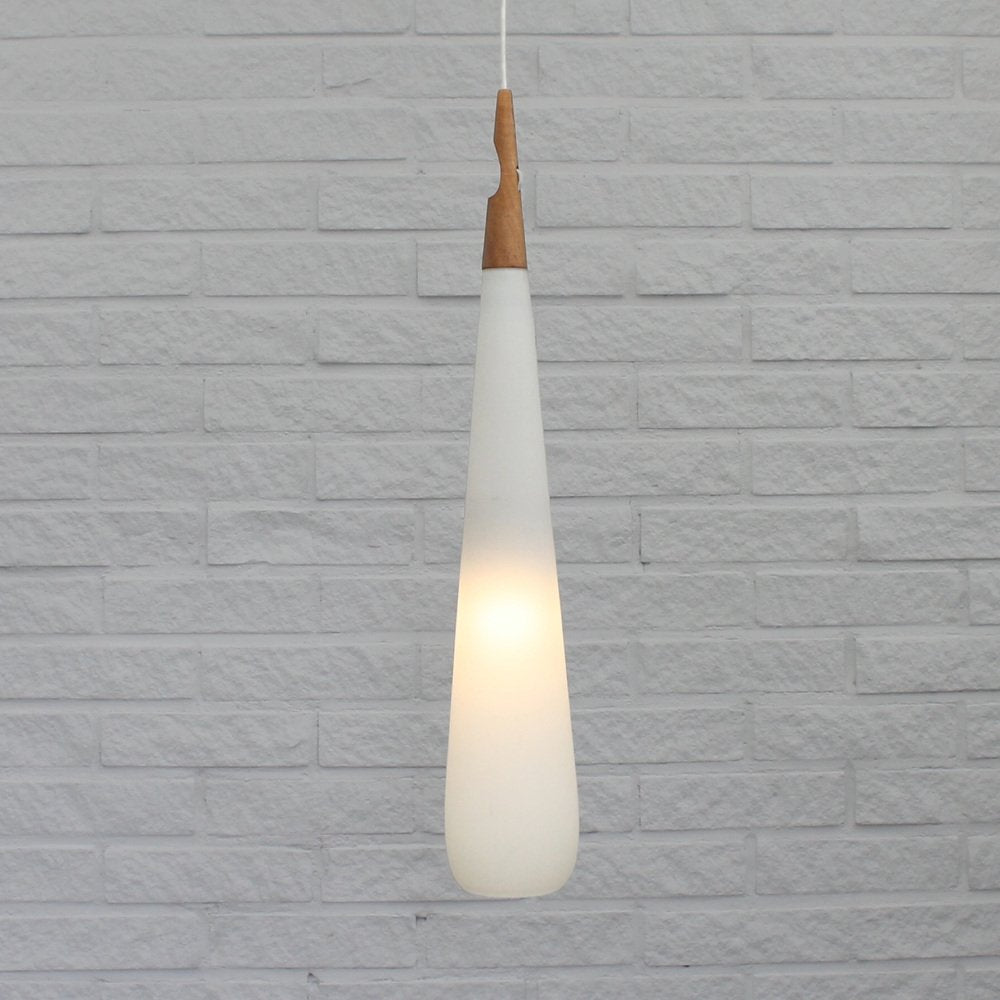 Model 546 Baton Pendant Lamp by Uno & Östen Kristiansson for Luxus, Vittsjö, Sweden, 1960s