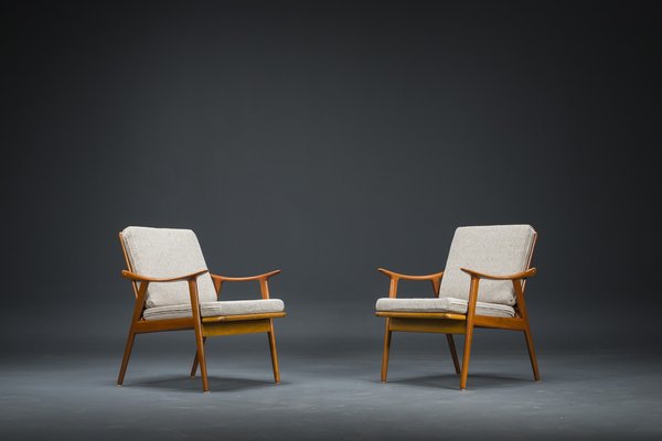 Model 563 Chairs by Fredrik Kayser for Vatne Lenestolfabrikk, Norway, 1960s, Set of 2-ZZH-1721065