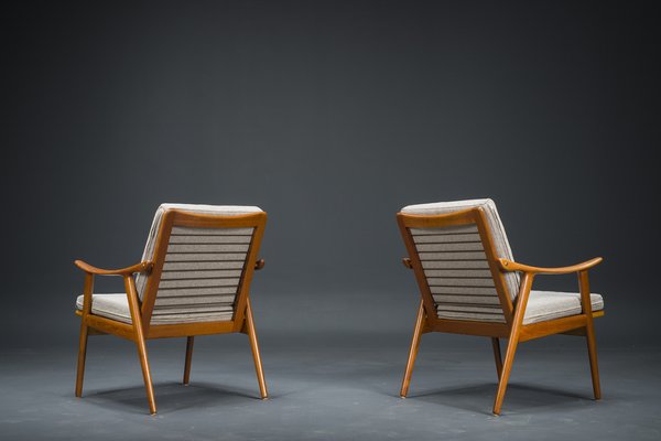 Model 563 Chairs by Fredrik Kayser for Vatne Lenestolfabrikk, Norway, 1960s, Set of 2-ZZH-1721065