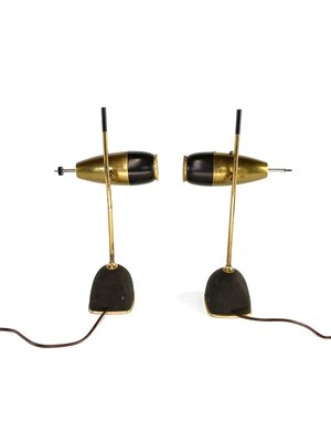 Model 577 Table Lamps by Oscar Torlasco for Lumi, Milan, 1961, Set of 2-TXN-779825