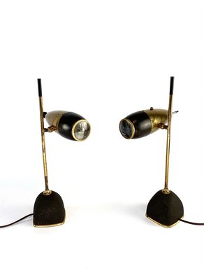 Model 577 Table Lamps by Oscar Torlasco for Lumi, Milan, 1961, Set of 2-TXN-779825