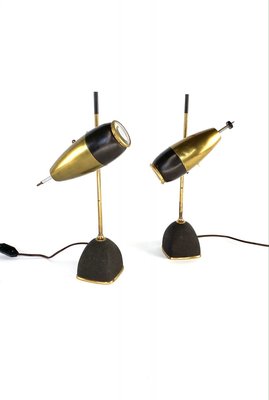 Model 577 Table Lamps by Oscar Torlasco for Lumi, Milan, 1961, Set of 2-TXN-779825