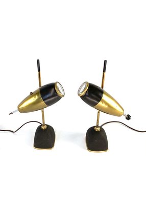 Model 577 Table Lamps by Oscar Torlasco for Lumi, Milan, 1961, Set of 2-TXN-779825