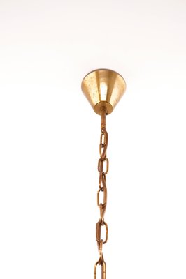 Model 6395 Brass Pendant Lamp from Holm Sørensen & Co, 1960s-KIJ-566455