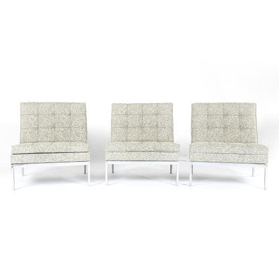 Model 65 Armchair in the Style of Knoll, 1960s, Set of 3-NQ-625193