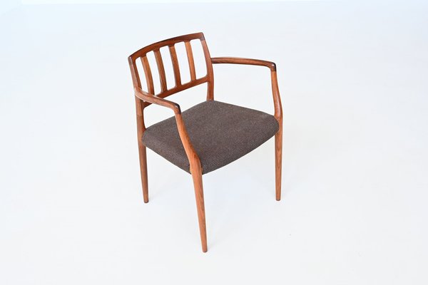 Model 66 Armchairs in Rosewood by Niels Otto Møller for J.L. Møllers, 1970s, Set of 4-BXV-1791751