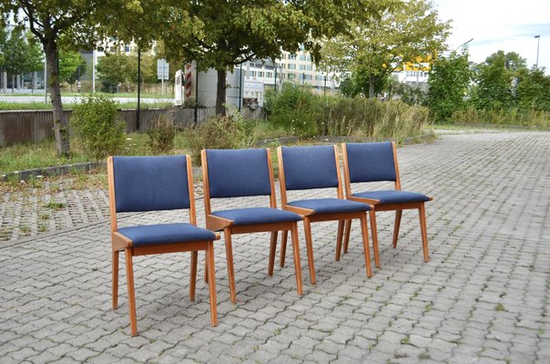 Model 666 Dining Chair by Jens Risom for Knoll International, 1950s, Set of 4-UF-1756005