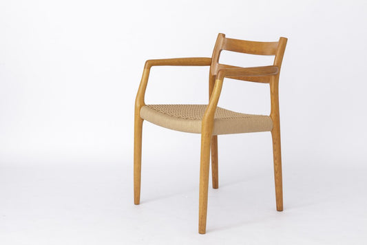 Model 67 Armchair in Oak by Niels Moller, 1970s