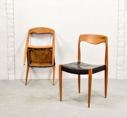 Model 71 Dining Chairs by Niels Otto Møller, 1950s, Set of 4-IXC-808625