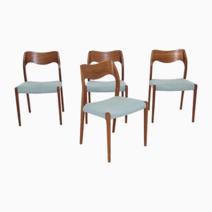 Model 71 Rosewood Chairs by Niels Otto Møller, 1960s, Set of 4-GEK-2041159