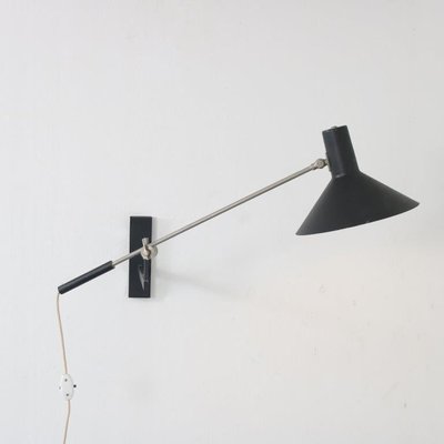 Model 7105 Wall Lamp by J. J. M. Hoogervorst for Anvia, Netherlands, 1960s-DV-1409896