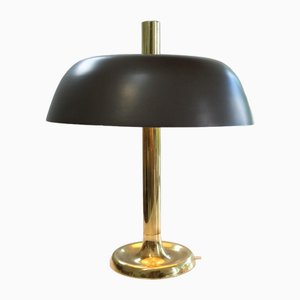 Model 7377 Mushroom Table Lamp in Brass from Hillebrand, 1970s-FJP-1717699