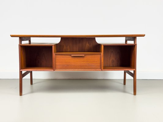 Model 75 Teak Desk from Omann Jun, 1960s-QEQ-2024780