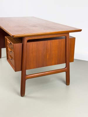 Model 75 Teak Desk from Omann Jun, 1960s-QEQ-2024780