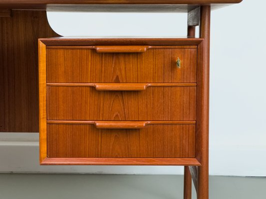 Model 75 Teak Desk from Omann Jun, 1960s-QEQ-2024780