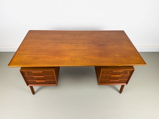 Model 75 Teak Desk from Omann Jun, 1960s-QEQ-2024780