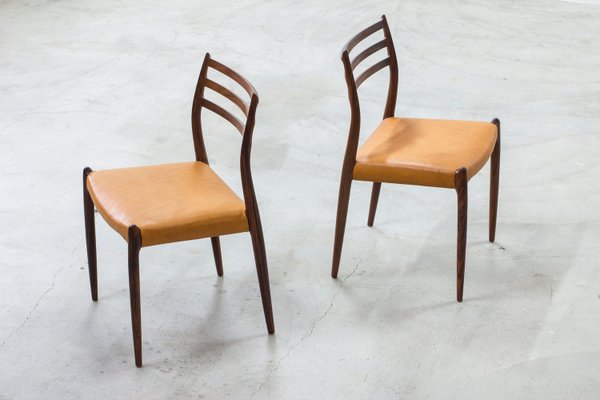 Model 78 Dining Chairs by Niels O. Møller, 1950s, Set of 8-KO-2024164