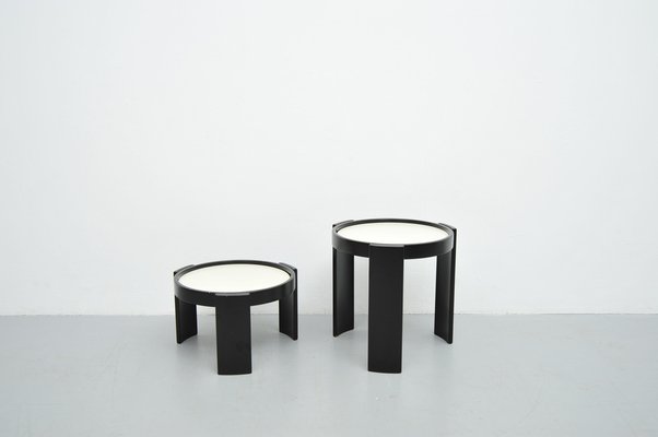 Model 780/783 Tables by Gianfranco Frattini for Cassina, Set of 2-ZE-1797260