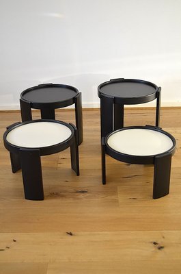 Model 780 Nesting Tables by Gianfranco Frattini for Cassina, 1960s, Set of 4-OV-783366