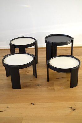 Model 780 Nesting Tables by Gianfranco Frattini for Cassina, 1960s, Set of 4-OV-783366