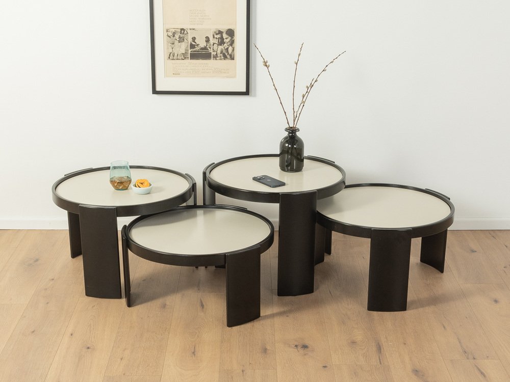 Model 780 Nesting Tables Gianfranco Frattini, 1960s, Set of 5