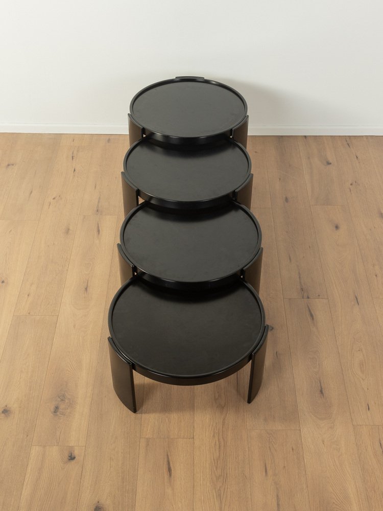 Model 780 Nesting Tables Gianfranco Frattini, 1960s, Set of 5