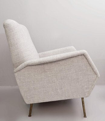 Model 803 Armchair with Brass Feet by Gio Ponti-FGA-923306