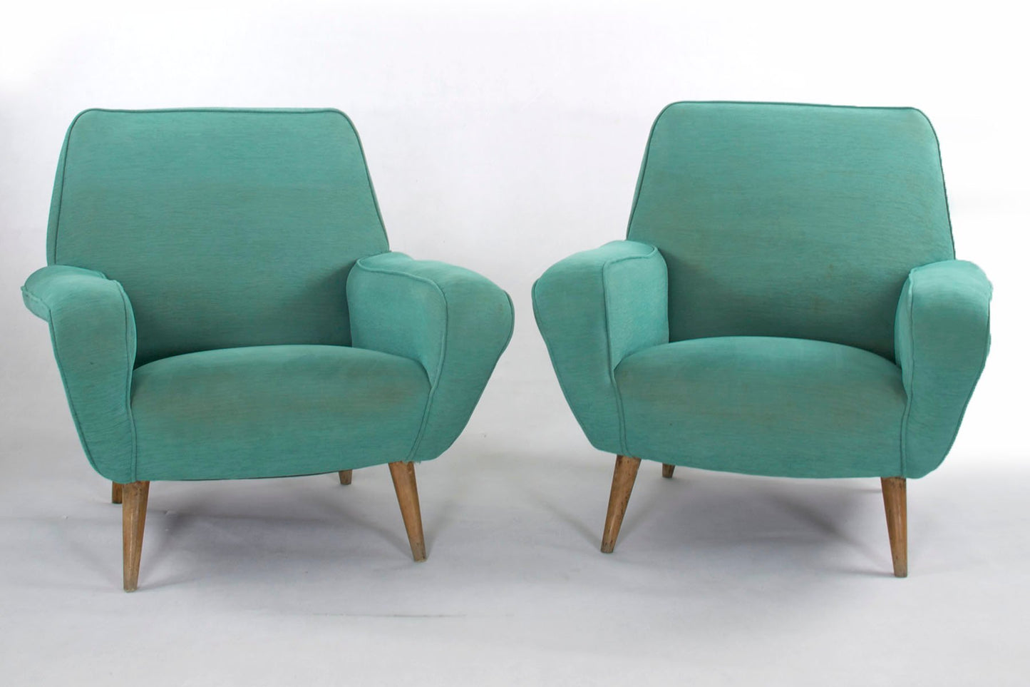 Model 830 Lounge Chairs by Gianfranco Frattini for Cassina, 1950s, Set of 2