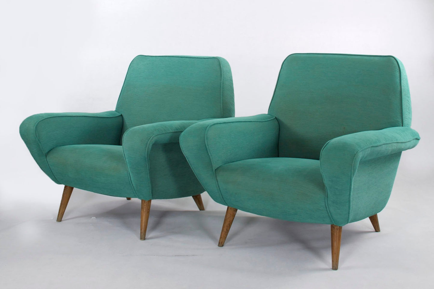 Model 830 Lounge Chairs by Gianfranco Frattini for Cassina, 1950s, Set of 2