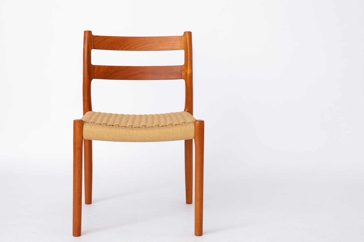 Model 84 Teak Chairs by Niels Moller