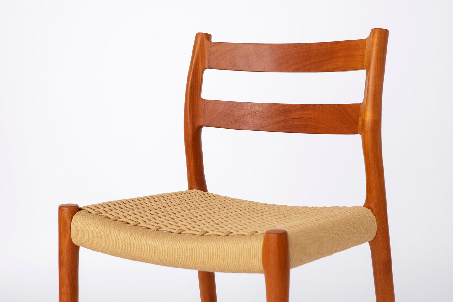 Model 84 Teak Chairs by Niels Moller