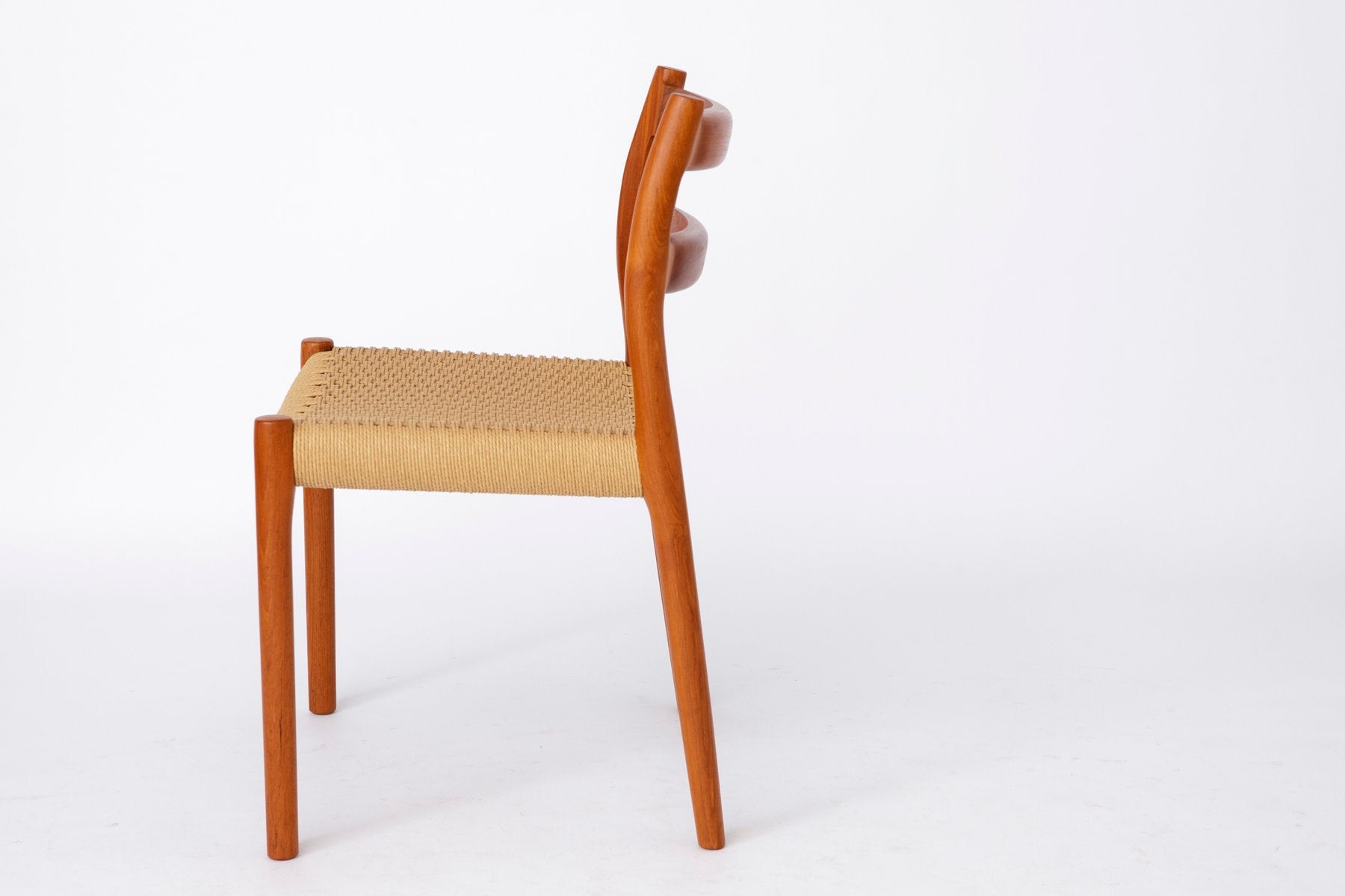 Model 84 Teak Chairs by Niels Moller