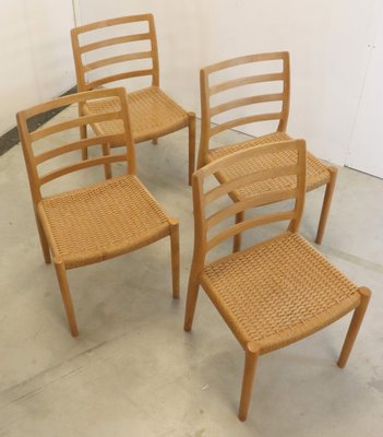 Model 85 Dining Chairs by Niels O Möller for J.L. Møllers, 1970s, Set of 4-FYZ-1818993