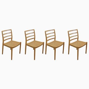 Model 85 Dining Chairs by Niels O Möller for J.L. Møllers, 1970s, Set of 4-FYZ-1818993